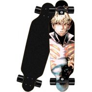 chengnuo Skateboards 8 Layer Cruiser Professional Deck Complete Mini Longboard Anime ONE Punch-Man Series Board Surface Genos 31 Inch Four-Wheel Skateboard