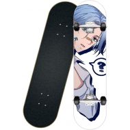 chengnuo Standard Longboard Anime Skateboards SK8 The Infinity Series 7 Layer Deck 31 Inch Skate Board Professional Complete Skate Board LANGA Pattern