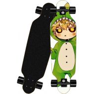 chengnuo Skateboards Complete Skate Board Cruiser 8 Layer Maple Deck 31 Inch Anime Series ONE Punch-Man Board Surface for Extreme Sports and Outdoors Mini Longboard