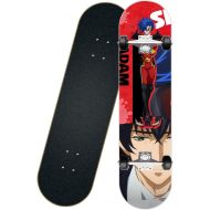 chengnuo Standard Complete Skateboards Anime SK8 The Infinity 7 Layer Concave Deck Professional Skate Board for Beginners Kids Outdoor Gift 31 Inch Love to Hug Dreams Pattern