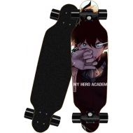 chengnuo Skateboard 8 Layers 31 Inch Deck Pro Complete Skate Board Maple Outdoor Gift Anime My Hero Academia Longboards for Adults Beginners - Midoriya Izuku