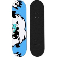 chengnuo Skateboard Deck SK8 The Infinity Skateboards Complete Anime Skateboard 31 Inch - Little Monster