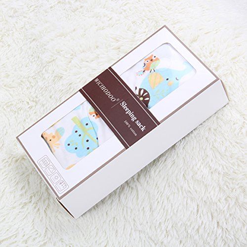  Chenille SleepSack 100% Cotton Swaddle Cartoon Pattern For Baby (2-6M)