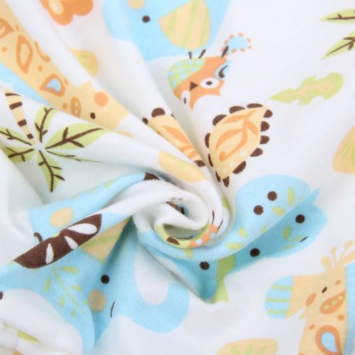  Chenille SleepSack 100% Cotton Swaddle Cartoon Pattern For Baby (2-6M)