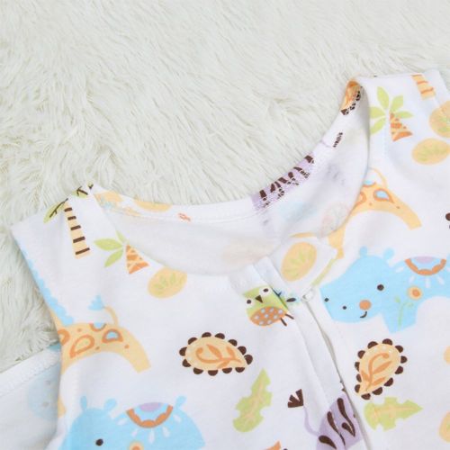  Chenille SleepSack 100% Cotton Swaddle Cartoon Pattern For Baby (2-6M)