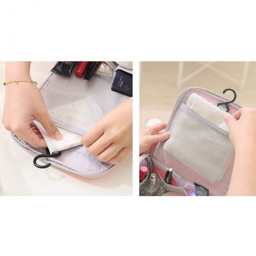  Chenjinxiang01 Cosmetic Bag, Double-layer Travel Wash Storage Bag, Waterproof Bath Bag, Cosmetic Bag...