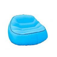 Chenjinxiang01 Air Sofa - Scream Design - No Need to Use Pump - Fast Inflation - Portable Leisure - Suitable for Outdoor Picnic Indoor and Outdoor Leisure Lunch Break - Ocean Blue