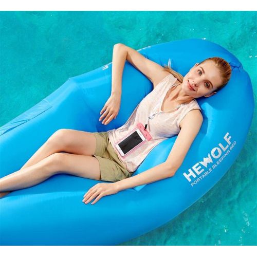  Chenjinxiang01 Air Sofa, Outdoor Inflatable Sofa Bed/Portable Lazy Inflatable Sheets People Indoor Bed/Fast Inflatable/Amphibious, Boho (Color : C, Size : 23570cm)