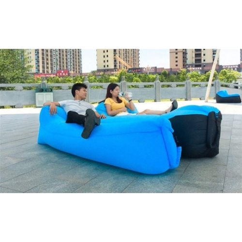 Chenjinxiang01 Air Sofa, Portable Double Simple Adult Air Sofa Outdoor Air Mattress Lazy Multi-Function Water Bed Wild Sleeping Mat, Gifts, More Fashionable and Beautiful Colors