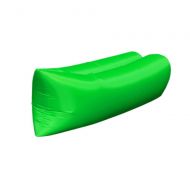 Chenjinxiang01 Air Sofa, Outdoor Lazy Inflatable Sofa Portable Air Mattress Lunch Break Folding Chair Single Beach Inflatable Cushion, Inflatable Sofa - Green (Color : Green, Size : 2007050cm)