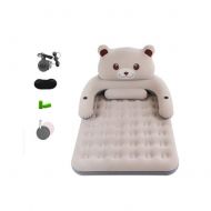 Chenjinxiang01 Air Sofa, 2019 Mascot Fortune Pig Outdoor Camping Inflatable Bed Air Bed Double Home Bedroom Charge Single Sofa Bed, Gift (Color : Bear 1, Size : 192cm152cm93cm)