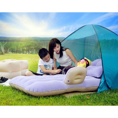  Chenjinxiang01 Air Sofa, Sectional Inflatable Can Be Adjusted to Suit All Car SUV Vans and Mini-Cars, Outdoor Outdoor Products for Travel, More Colors (Color : Black, Size : 140904