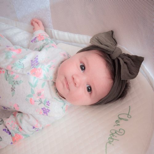  [아마존베스트]Cher Bebe Oval Bassinet Wedge Pillow for Acid Reflux | High Incline for Colic | Cotton & Waterproof Covers...