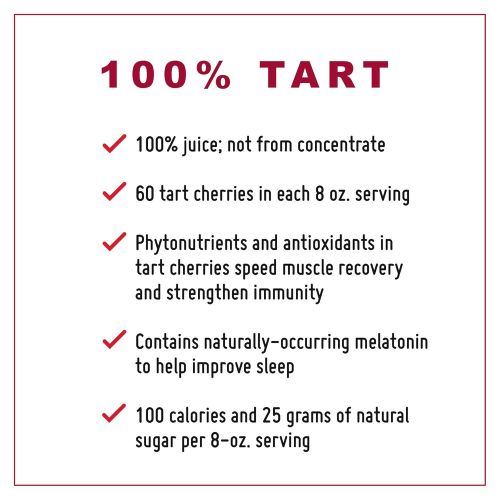  Cheribundi 100% Tart Cherry Juice  60 Tart Cherries and 100 Calories Per 12oz. Serving, One...
