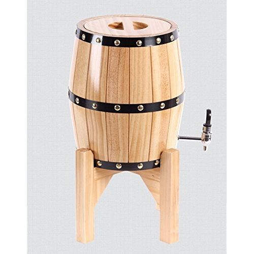  Cherish XT Whiskey Oak Barrel Wine Barrel for Aging, Wooden Beers Barrels with Stainless Steel Wine Barrels, Age your own Whiskey, Beer, Wine, Bourbon, Tequila & More - 3 Liter, 5 Liter, 7 Li