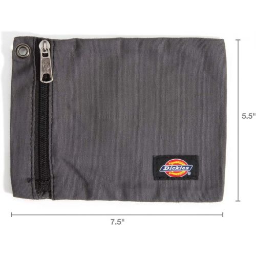  [아마존베스트]Dickies Work Gear Dickies Set of 3 Small Canvas Utility Pouches, Zippered, for Organizing Small Tools and Fasteners, Grey/Tan/Black