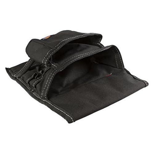  [아마존베스트]Dickies Work Gear Dickies 8-Pocket Canvas Tool and Utility Pouch for Work Belts, Fastener Pocket, Hammer Loops, 2-inch Belt Loop, Black