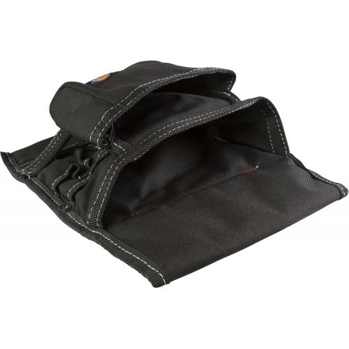  [아마존베스트]Dickies Work Gear Dickies 8-Pocket Canvas Tool and Utility Pouch for Work Belts, Fastener Pocket, Hammer Loops, 2-inch Belt Loop, Black