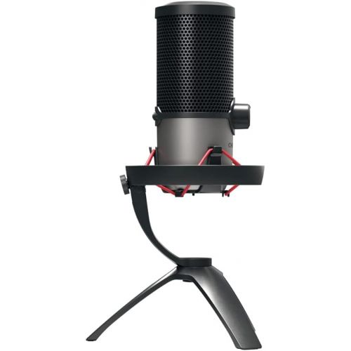  Cherry UM Series 3.0, 6.0 and 9.0 PRO RGB USB Microphone for PC, Mac, Gaming, Recording, Streaming, Podcasting, Studio and Computer Condenser. (UM 6.0 Silver)