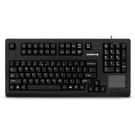 Cherry CHERRY Compact QWERTY Mechnical USB Keyboard with Touchpad - 104 Keys, 16 Wide, Black