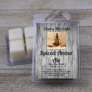 CherryPitCrafts Spiced Amber Ale Soy Wax Melts - Handmade Soy Wax Melts
