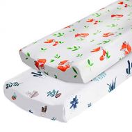 [아마존베스트]Cherub Changing Pad Covers or Cradle Sheets for Baby Boys Girls, 2-Pack