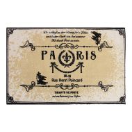 Chesapeake Merchandising Chesapeake Paris Printed Cotton Typography Accent Rug 14389 (24x36)