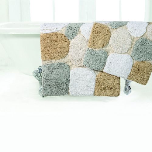  Chesapeake Merchandising Chesapeake Pebbles 2Pc. Spa Bath Rug Set 26651 (21x34 & 24x40)