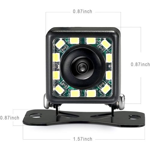  Chetoo Rear View Camera Car Rear View with Night Vision 12 LED 170° Angle Waterproof Reversing System + 4.3 Inch LCD Car Monitor