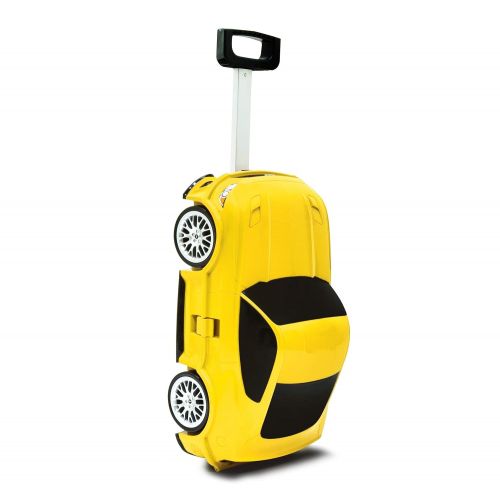  Chevrolet [Lucky Planet] Ford Mustang Kids Suitcase (Yellow)