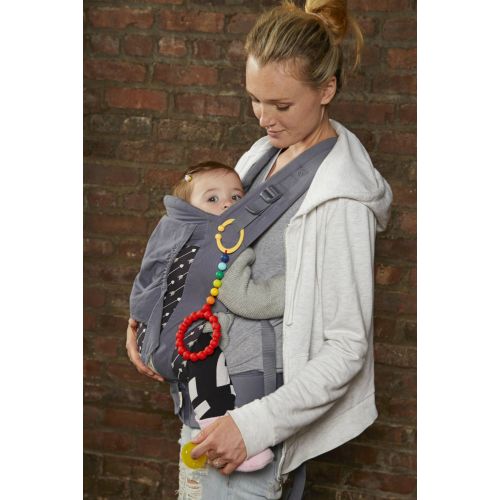  Chewbeads - Gramercy Baby Teething Car Seat Toy and Stroller Toy (Grey). 100% Safe Silicone...