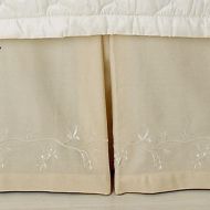 Chezmoi Martha Stewart Collection Bedding, Chinoiserie King Bedskirt - Color Cream