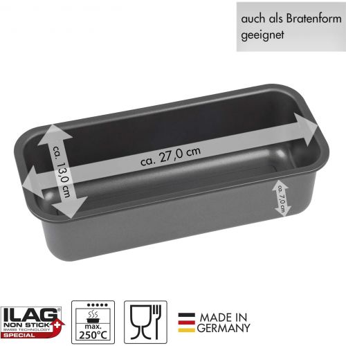  [아마존베스트]Chg, bread and bread mold set, 263-02, set of 2, made in Germany, high quality, made by ILAG, special 2-layers, non-stick coating, heat-resistant up to 250 ° C.