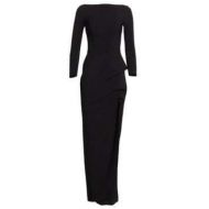 Chiara Boni Cassandre Boatneck Gown