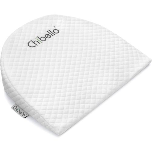  [아마존베스트]Chibello Bassinet Wedge Baby Pillow 12-Degree Incline Reflux Sleeper Premium Cotton Cover and...