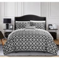 Chic Home Gabi 8 Piece Reversible Duvet Cover Set, Bed in a Bag