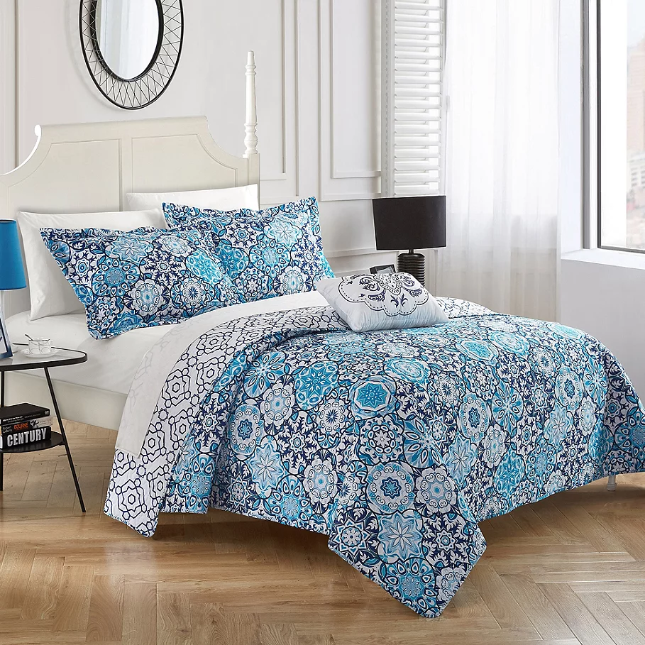  Chic Home Eindhoven Reversible Quilt Set