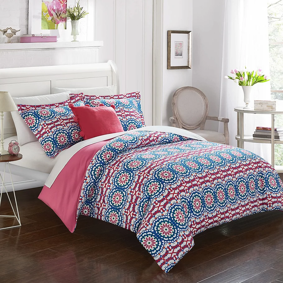 Chic Home Kaori Reversible Duvet Cover Set