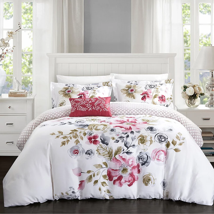 Chic Home Gladys Reversible Duvet Cover Set