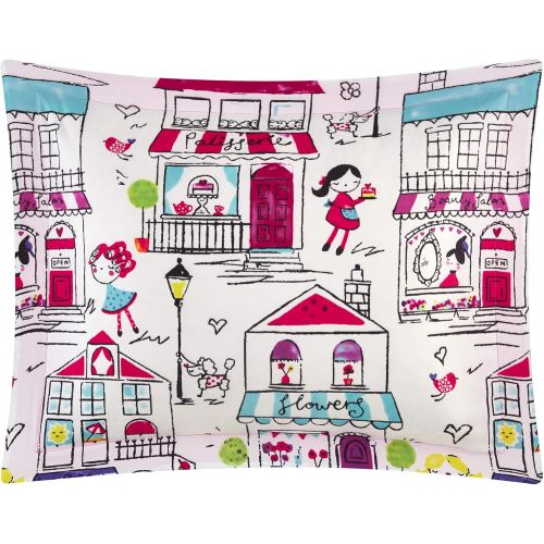  Chic Home Disney 4 Piece Comforter Set Quaint Town Theme Youth Design Bedding - Throw Blanket Decorative Pillow Sham Included, Twin/Twin XL Size