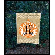 /ChicMonogram Fall Garden Flag Fall Decor Personalized Monogrammed Custom Outdoor Flag Pumpkin Decor Autumn Decor Garden Decorations Housewarming Gift