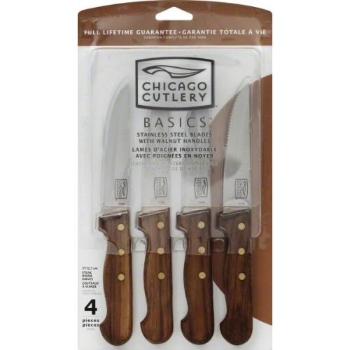  Chicago Cutlery Basics 5 Inch Steak House Knives, 4 knives