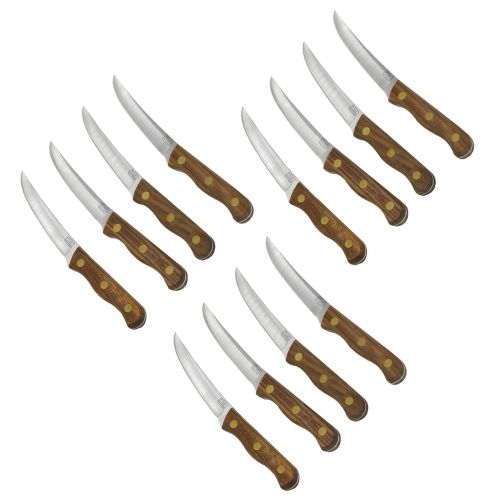  Chicago Cutlery Walnut Tradition 4-Piece Steak Knife Set (3-Pack)