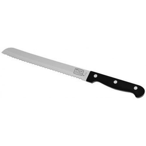  Chicago Cutlery Essentials 8 Inch Bread Knife with Sharp Stainless-Steel Blade for Slicing, Cutting, and Scoring Bread and More Resists Rust, Stains, and Pitting