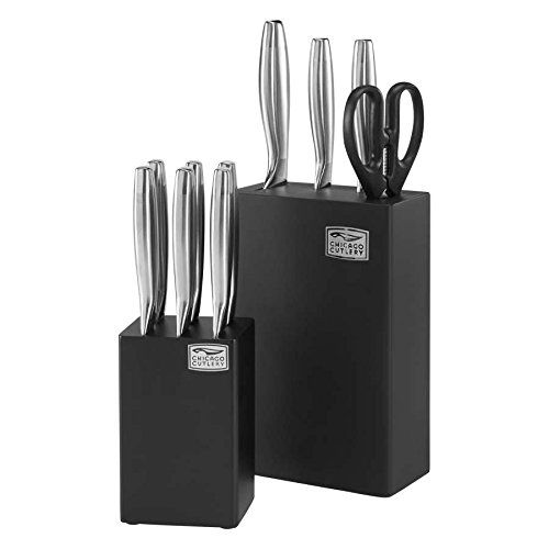  Chicago Cutlery 1118373 12-Piece Uptown Dual Block Set, Stainless Steel