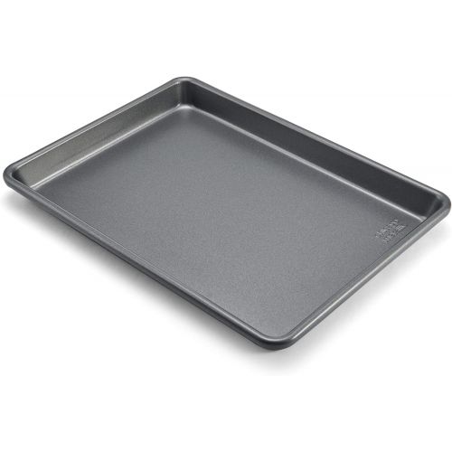  Chicago Metallic Commercial II Non-Stick Small Cookie/Baking Sheet, 12.25 by 8.75, Gray