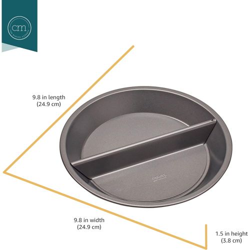  Chicago Metallic Professional Non-Stick Split Decision Pie Pan, 9-Inch