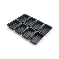 Chicago Metallic Professional 8-Cup Non-Stick Linked Mini Loaf Pans, 12.75-Inch-by-9-Inch: Mini Cornbread Pan: Kitchen & Dining