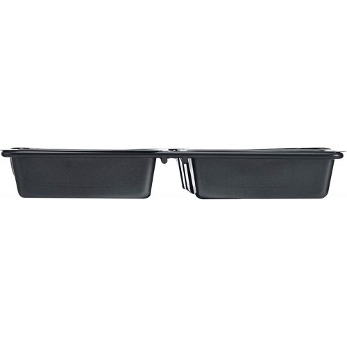  Chicago Metallic Professional 8-Cup Non-Stick Linked Mini Loaf Pans, 12.75-Inch-by-9-Inch: Mini Cornbread Pan: Kitchen & Dining