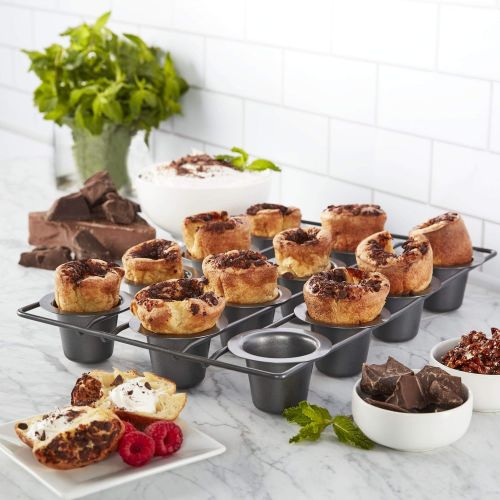  Chicago Metallic Professional 12-Cup Non-Stick Mini-Popover Pan, 16-Inch-by-10.75-Inch - 26121: Kitchen & Dining